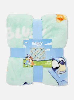 Narzuta z bardzo miękkiego polaru z motywem Blue