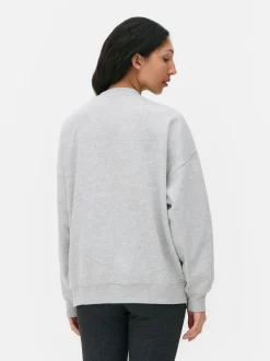 Nierozpinana bluza o kroju oversize