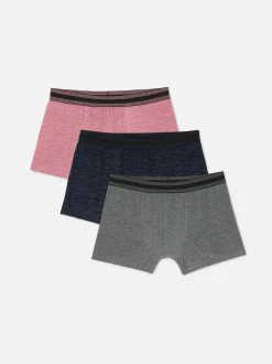 Obcisłe bokserki ze wzorem space-dye, 3 pary