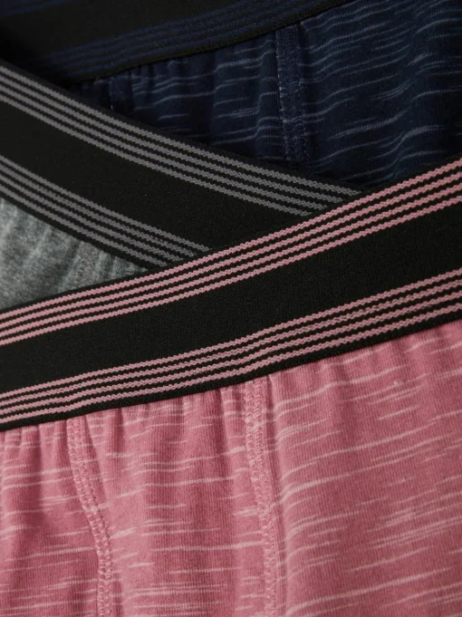 Obcisłe bokserki ze wzorem space-dye, 3 pary