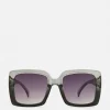 Okulary przeciwsłoneczne oversize z efektem ombré