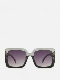 Okulary przeciwsłoneczne oversize z efektem ombré
