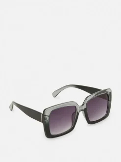 Okulary przeciwsłoneczne oversize z efektem ombré