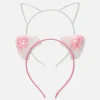 Opaski na głowę w kształcie kocich uszu, 2 szt.