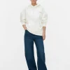 Oversize'owa bluza z kapturem i nadrukiem