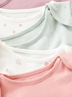 Pajacyki na długi rękaw z różnymi wzorami, 5 szt.