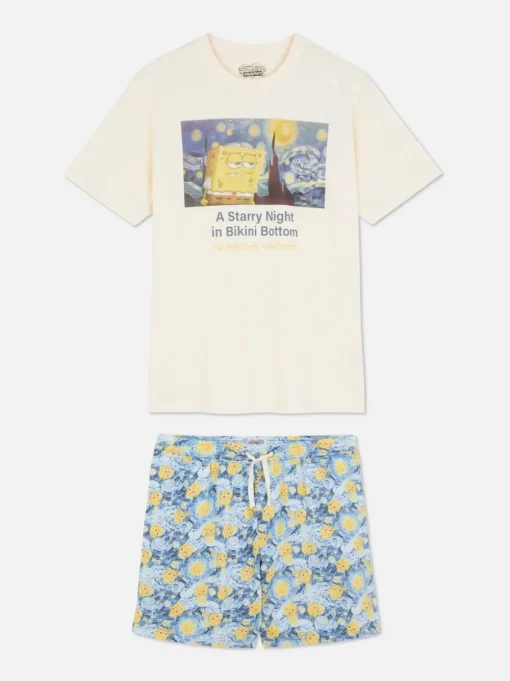 Piżama z motywem SpongeBoba Kanciastoportego