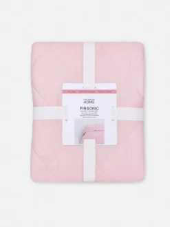 Pikowana pościel w romby na łóżko dwuosobowe