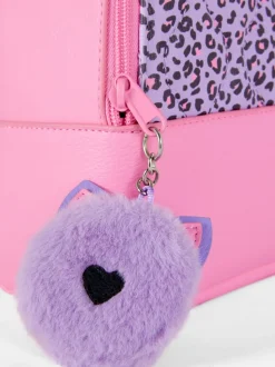 Plecak ze wzorem w panterkę