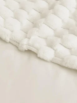 Pościel w rozmiarze king o fakturze plastra miodu