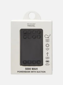Powerbank 5000 mAh z przyssawkami