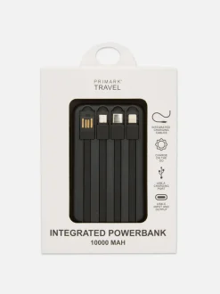 Powerbank 10 000 mAh z wbudowaną ładowarką