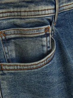 Rozciągliwe jeansy z wąskimi nogawkami