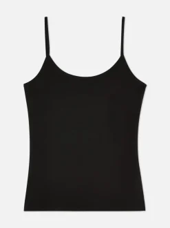Rozciągliwy top na ramiączkach z dżerseju Essential