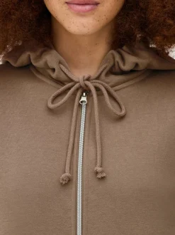 Rozpinana bluza z kapturem