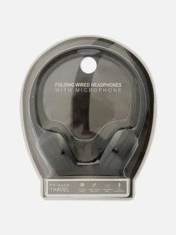 Składane słuchawki przewodowe