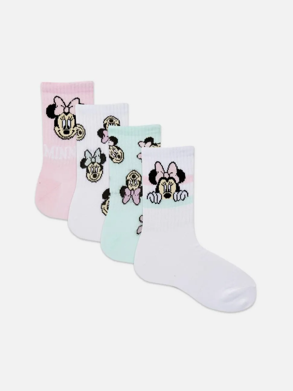 Skarpety za kostkę z motywem Myszki Minnie Disneya, 4 pary