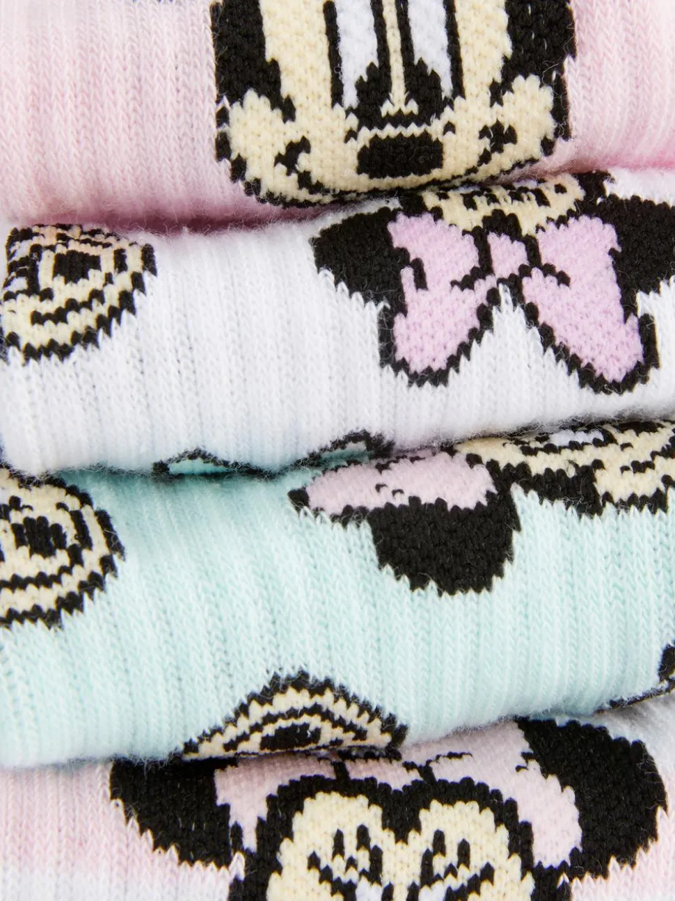 Skarpety za kostkę z motywem Myszki Minnie Disneya, 4 pary