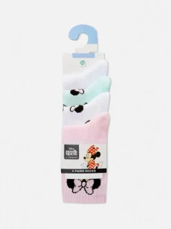 Skarpety za kostkę z motywem Myszki Minnie Disneya, 4 pary