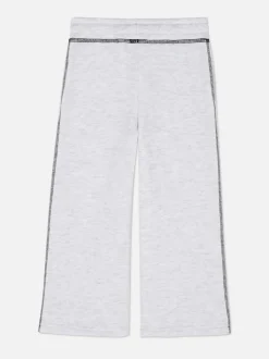 Spodnie dresowe z kontrastowymi przeszyciami