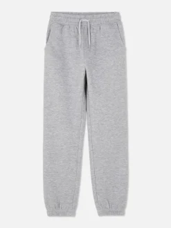Spodnie dresowe ze sznurkiem w pasie i ściąganymi nogawkami