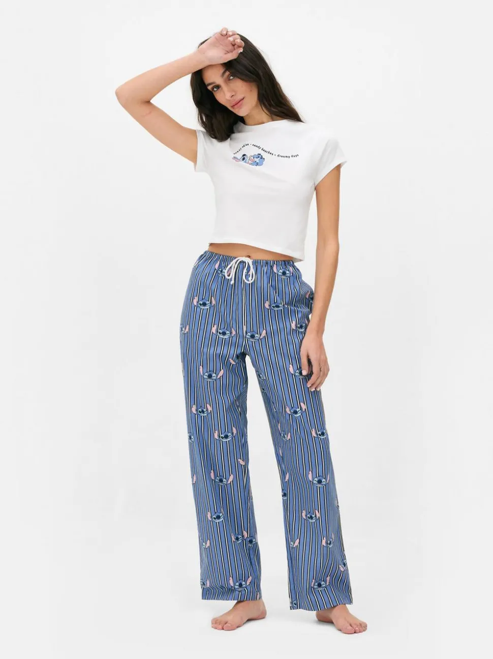 Spodnie od piżamy z motywem Sticha Disneya