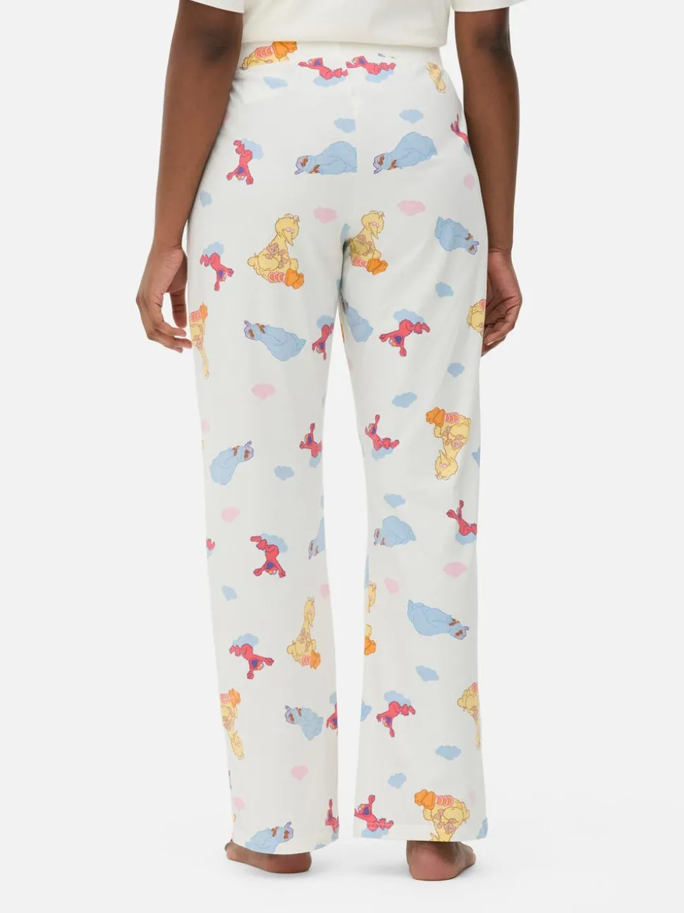 Spodnie od piżamy z motywem Ulicy Sezamkowej