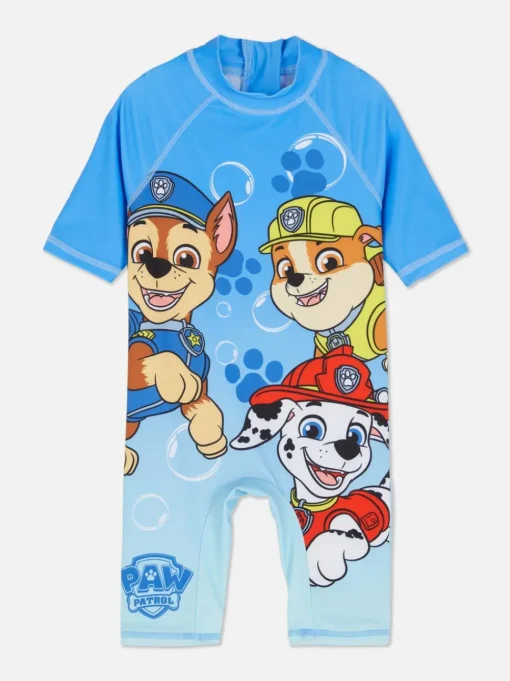Strój kąpielowy z suwakiem i motywem PAW Patrol