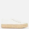 Sznurowane espadryle z juty