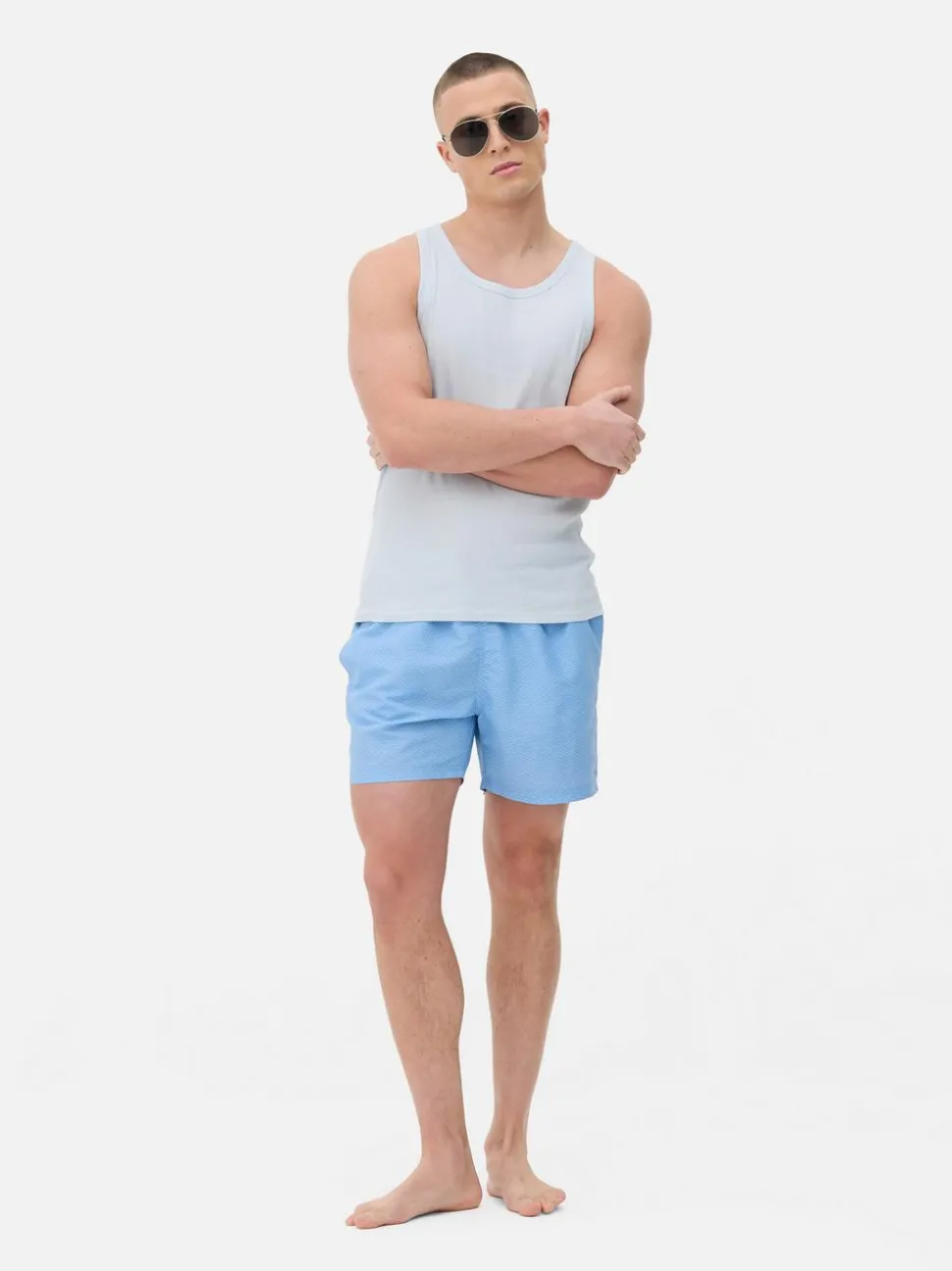 Szorty kąpielowe w zygzaki