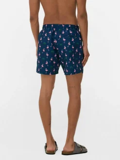 Szorty kąpielowe we flamingi