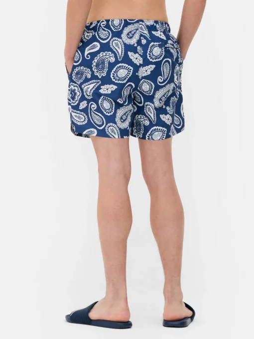 Szorty kąpielowe ze wzorem paisley