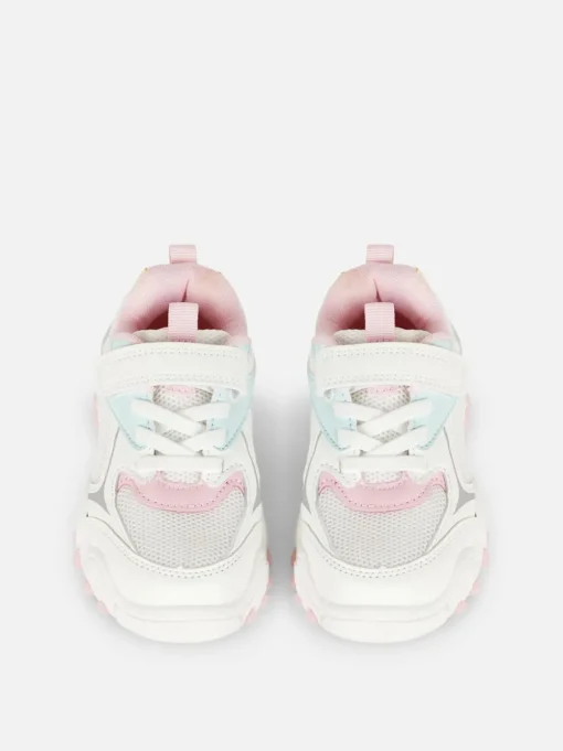 Tęczowe buty sportowe z niską cholewką