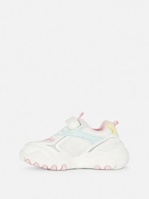 Tęczowe buty sportowe z niską cholewką