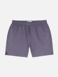 Teksturowane szorty kąpielowe ściągane sznurkiem