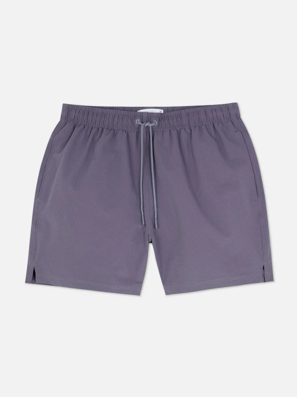 Teksturowane szorty kąpielowe ściągane sznurkiem