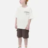 T-shirt i spodenki bojówki z napisem Los Angeles