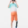 T-shirt i szorty Saint Tropez z efektem ombre