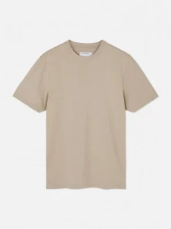T-shirt o kroju slim fit w jednolitym kolorze