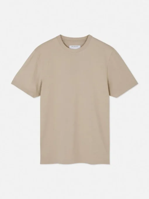T-shirt o kroju slim fit w jednolitym kolorze