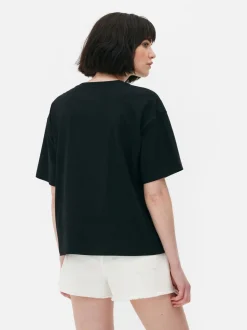T-shirt o kwadratowym kroju