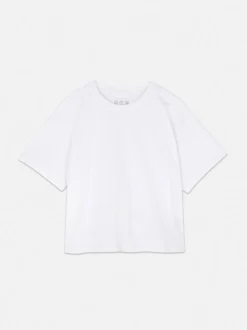 T-shirt o kwadratowym kroju
