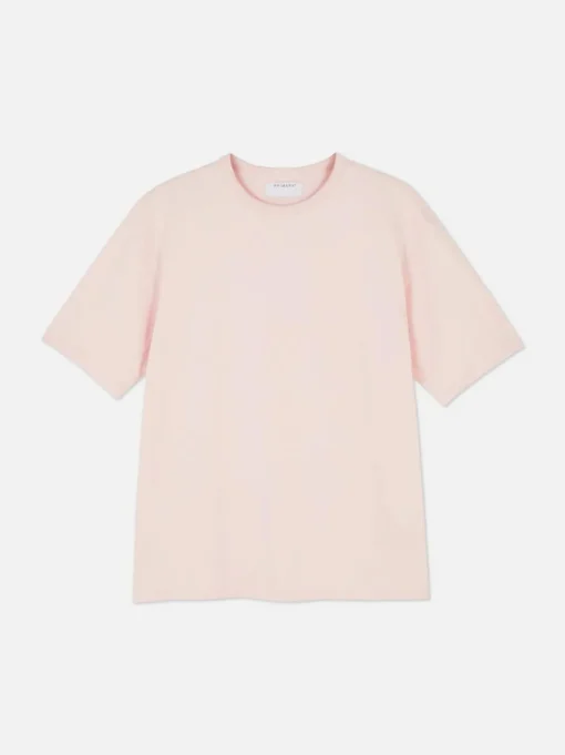 T-shirt o luźnym kroju