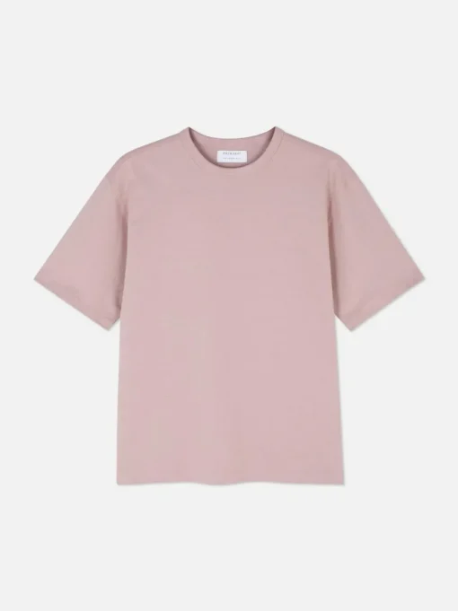 T-shirt o luźnym kroju
