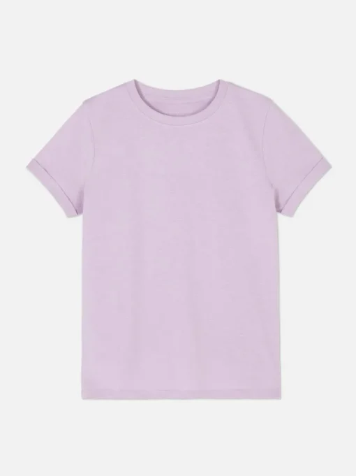 T-shirt o nieregularnym splocie z krótkim rękawem