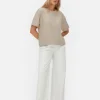 T-shirt oversize o kwadratowym kroju