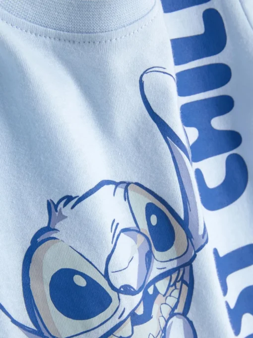 T-shirt z krótkim rękawem i motywem Sticha Disneya