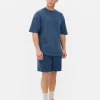 T-shirt z krótkim rękawem o waflowej fakturze