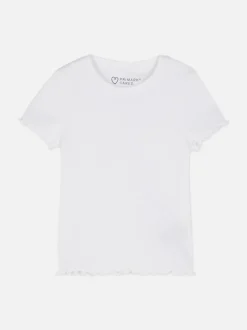 T-shirt z krótkim rękawem w prążki