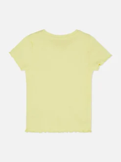 T-shirt z krótkim rękawem w prążki